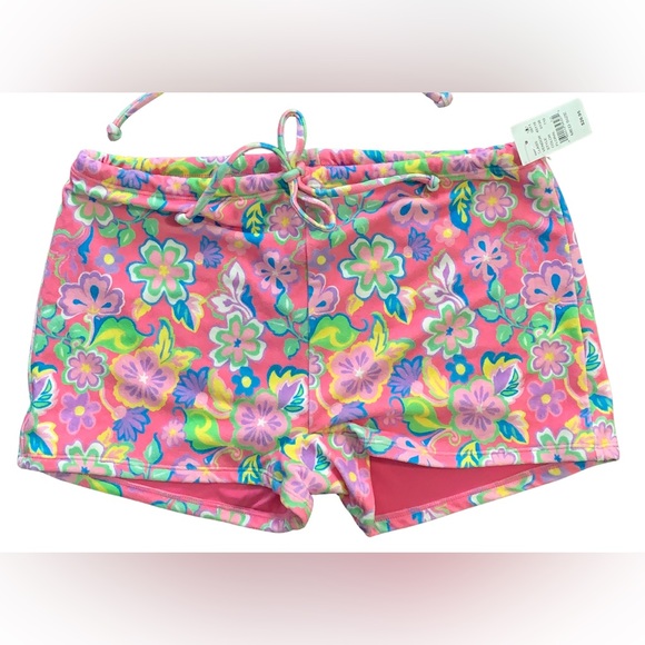 NWT_Pink Floral Boyshort Bikini Bottoms__NWT - Picture 9 of 9